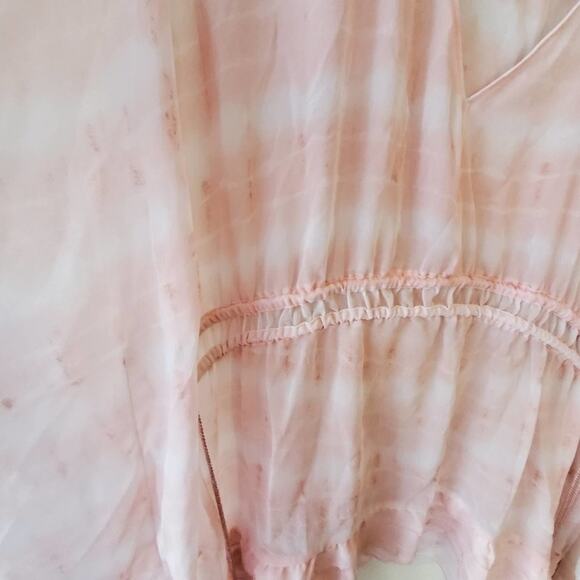 Lane Bryant striped tassel‎ sheer tunic Coverup plus Size 26/28 4X - Picture 3 of 11